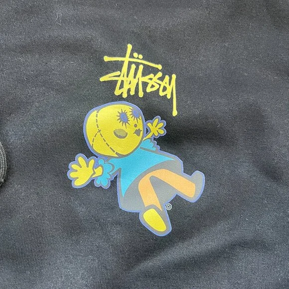 Stussy Dollie Zip Puppet Hoodie Black Hoodies